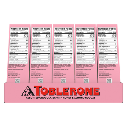 Toblerone Valentine's Chocolate Gift Box 6.77oz