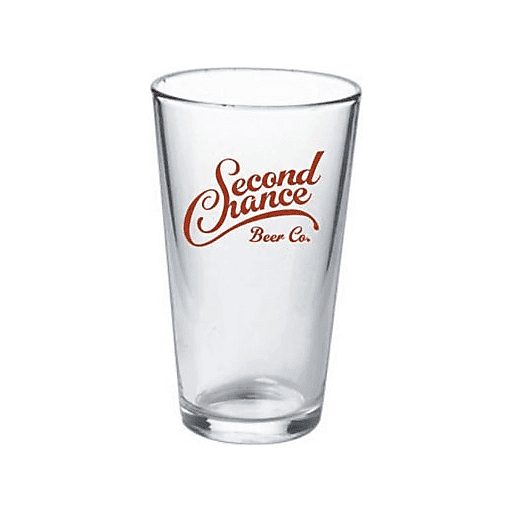 Second Chance Beer Co. Pint Glass 16oz