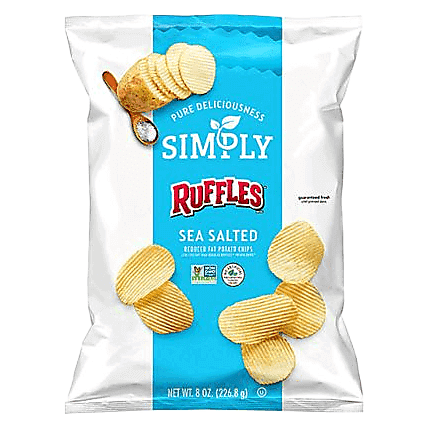 Simply Ruffles Sea Salt Potato Chips 8oz - BevMo! – BevMo!