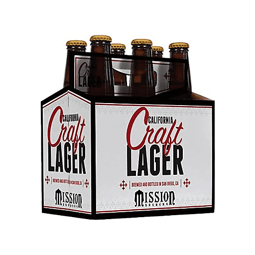 Mission Brewery California Craft Lager 6pk 12oz Btl