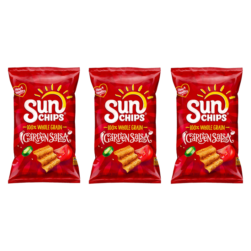 3ct SunChips Garden Salsa Whole Grain Snacks 7oz - BevMo! – BevMo!