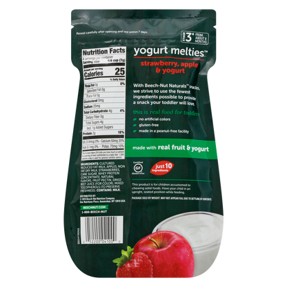 Beech-Nut Strawberry, Apple & Yogurt Melties 1oz