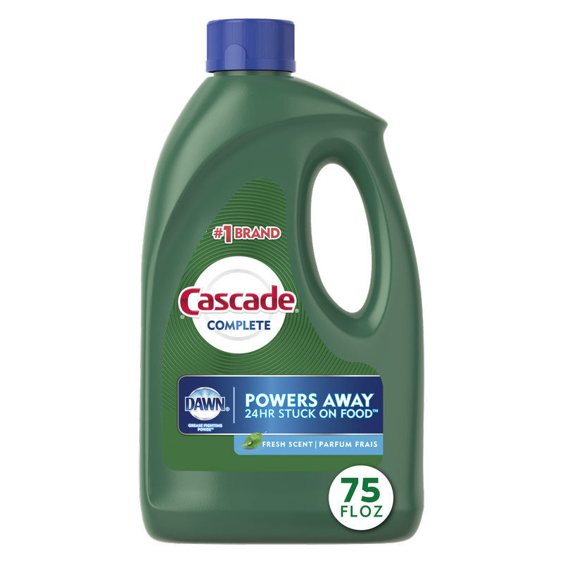 Cascade Complete Gel Dishwasher Detergent 75 oz