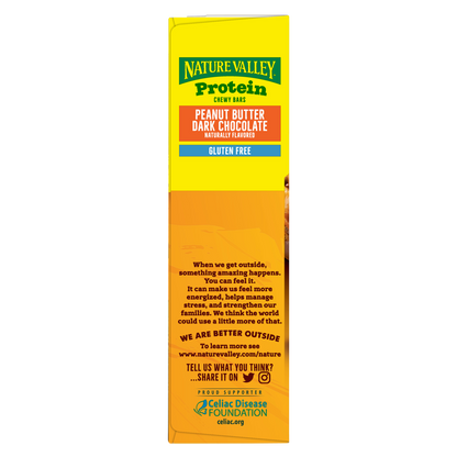 Nature Valley Peanut Butter Dark Chocolate Protein Chewy Bars 5ct