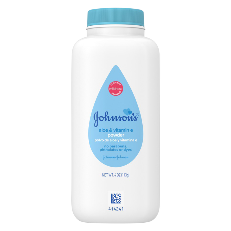 Johnson's Aloe & Vitamin E Baby Powder 4oz