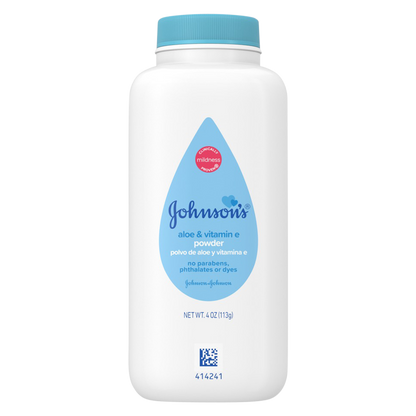 Johnson's Aloe & Vitamin E Baby Powder 4oz