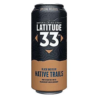 Latitude 33 Native Trail Porter 4pk 16oz Can