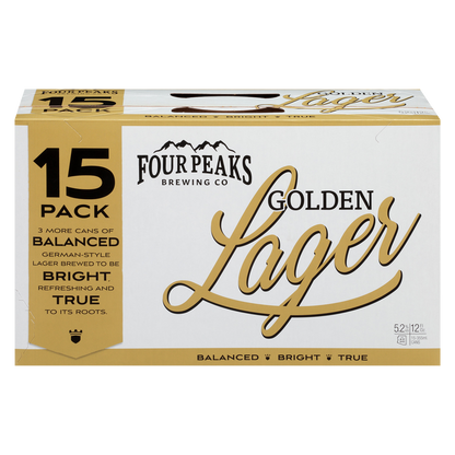 Four Peaks Golden Lager 15pk 12oz Can