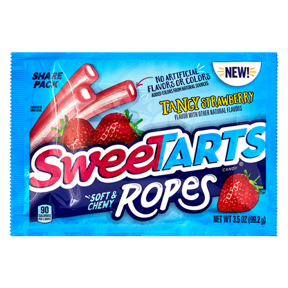 SweeTARTS Tangy Strawberry Ropes 3.5oz