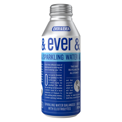 Ever & Ever Sparkling Water 16oz Aluminum Bottle