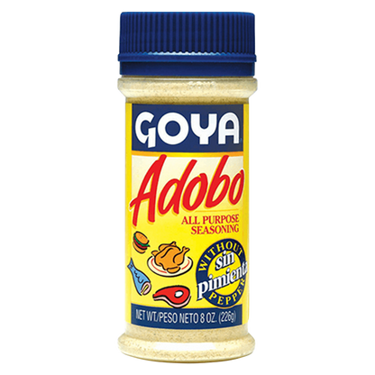 Goya Adobo All Purpose Seasoning without Pepper 8oz