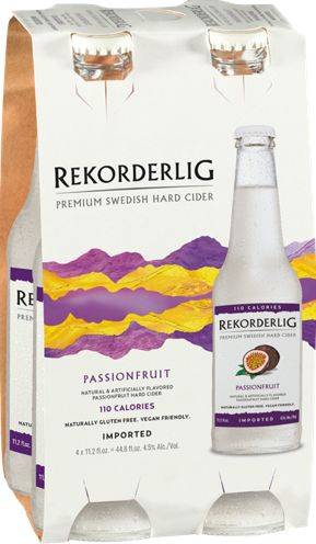 Rekorderlig Passionfruit Cider 4pk 11.2 oz