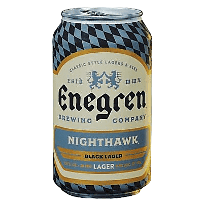 Enegren Brewing Nighthawk Black Lager 6pk 12oz Can