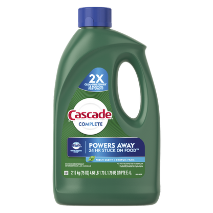 Cascade Complete Gel Dishwasher Detergent 75 oz