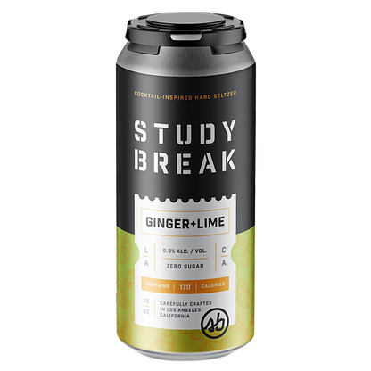 Study Break Ginger + Lime Hard Seltzer 4pk 16oz Cans