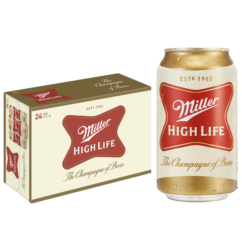Miller High Life 24pk 12oz Can 4.6% ABV
