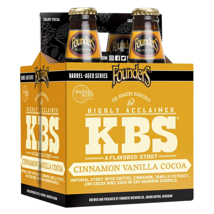 Founders Brewing Company KBS Cinnamon Vanilla Cocoa 4pk 12oz