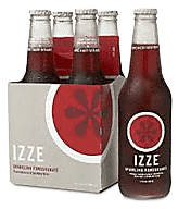Izze Pomegranate Sparkling Juice 4pk 12oz Can