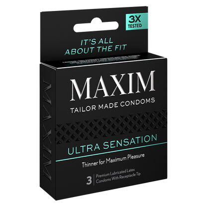 MAXIM Ultra Sensation Condoms 3pk