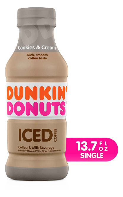 Dunkin' Iced Coffee & Milk 13.8oz Btl