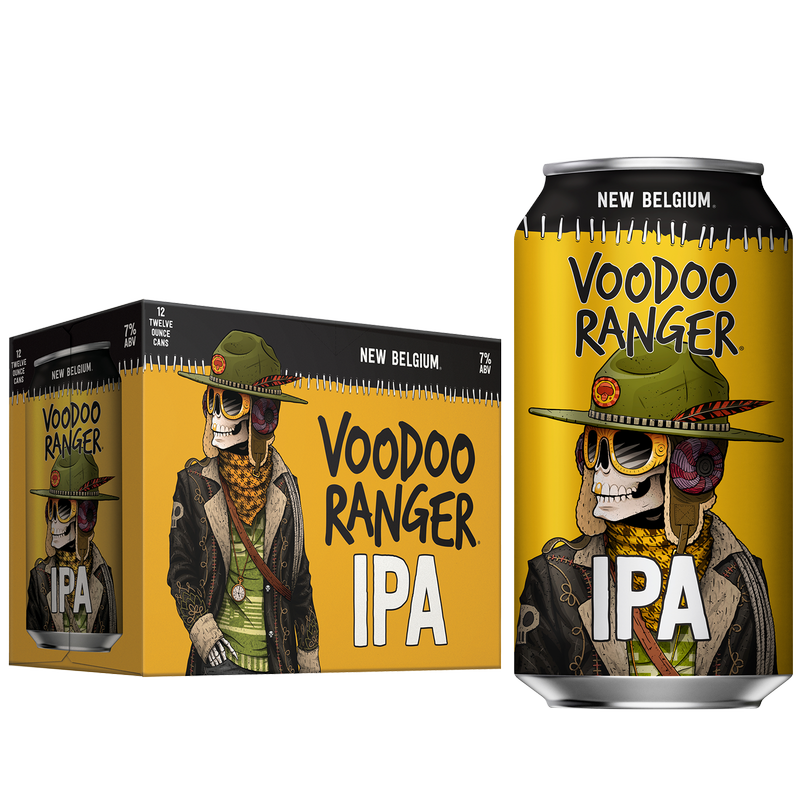 New Belgium Voodoo Ranger IPA 12pk 12oz Can 7.0% ABV – BevMo!