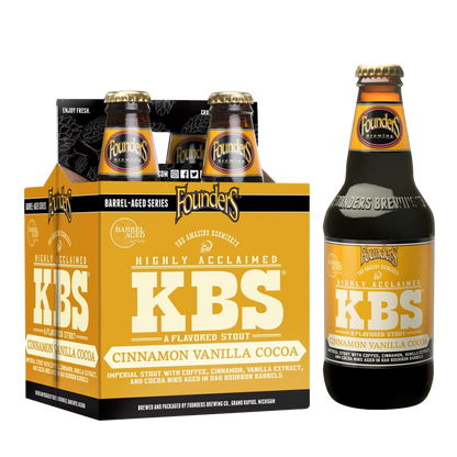 Founders Brewing Company KBS Cinnamon Vanilla Cocoa 4pk 12oz