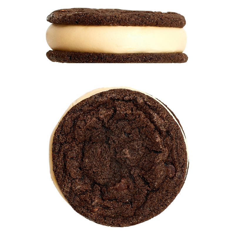 Ruby Sandwhich Ruby Jewel Chocolate Cookie & Salted Caramel Ice Cream Sandwich 5.25oz ...
