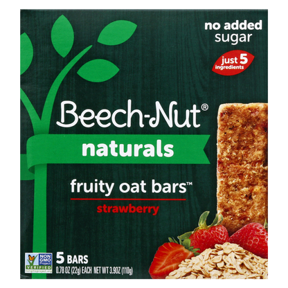Beech-Nut Strawberry Fruity Oat Bars 3.9oz