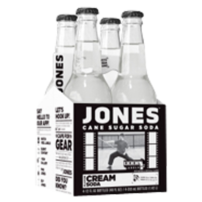 Jones Cream Soda 4pk 12oz Btl