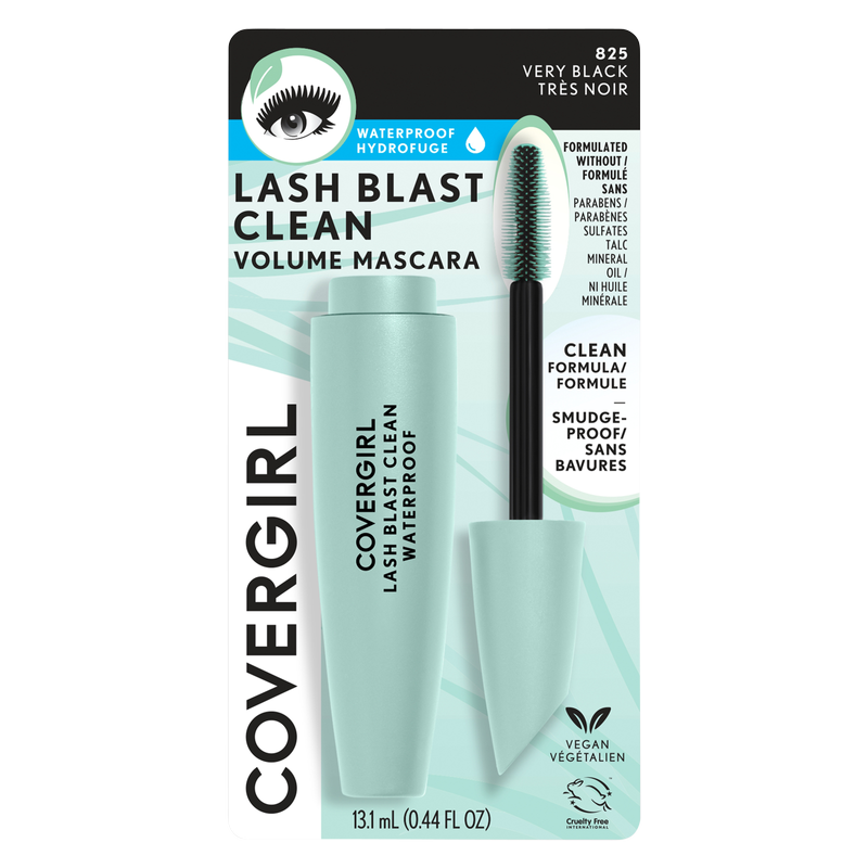 Covergirl Lash Blast Clean Waterproof Mascara Very Black 0.44oz