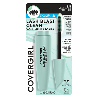 Covergirl Lash Blast Clean Waterproof Mascara Very Black 0.44oz