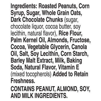 Nature Valley Sweet & Salty Dark Chocolate-Peanut & Almond Chewy Granola Bars 6ct