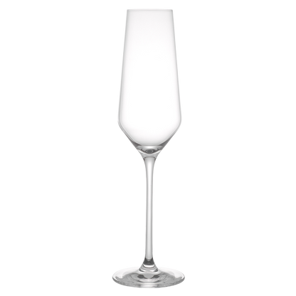 La Fete Golden Decal Champagne Flutes - Main St Mercantile