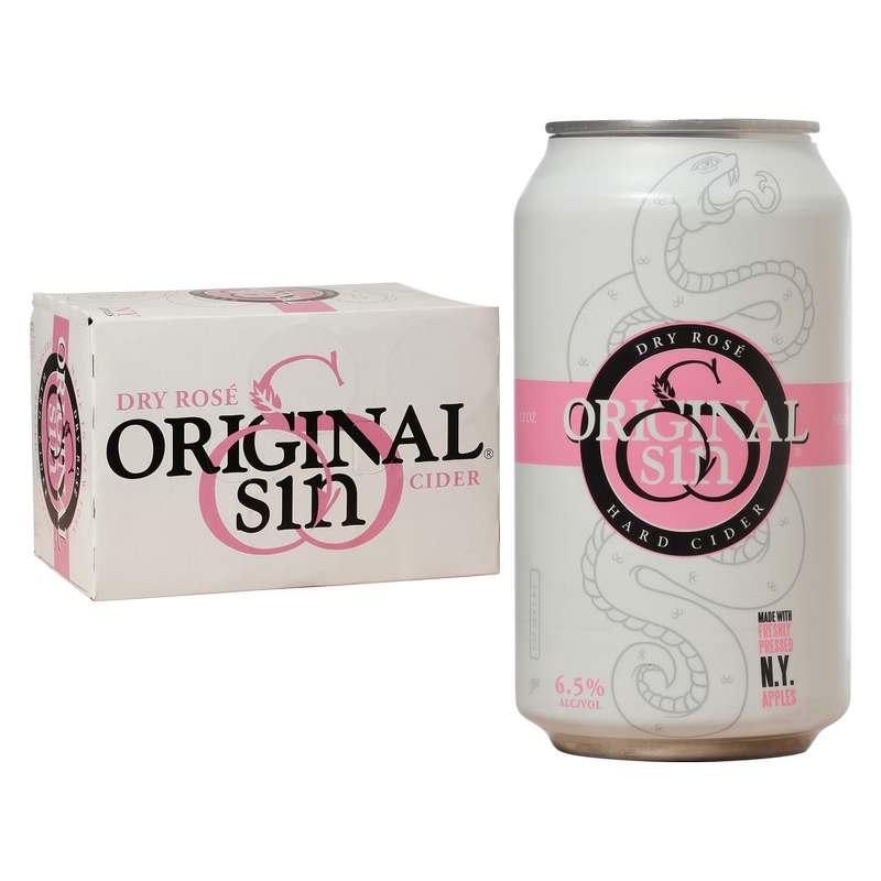 Original Sin Dry Rose 6pk 12oz Can 6.5% ABV - BevMo! – BevMo!