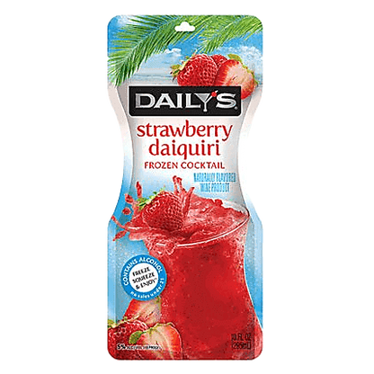 Daily's Strawberry Daiquiri Single 10oz Pouch 5% ABV