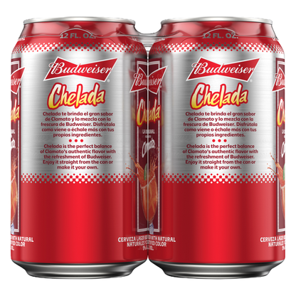Budweiser Chelada 6pk 12oz Can