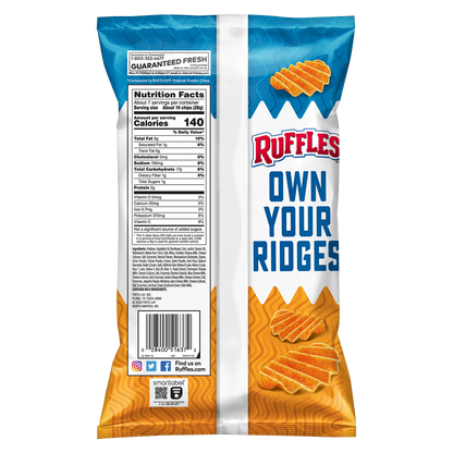 Ruffles Double Crunch Spicy Cheddar Jack Potato Chips 7.25oz