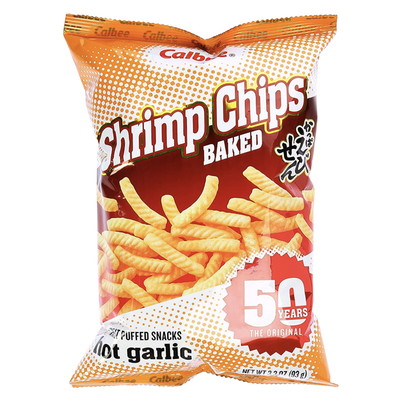 Calbee Hot Garlic Shrimp Chips 3.3oz