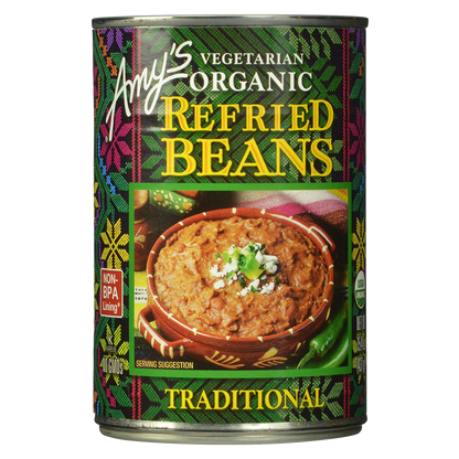 Amy's Organic Vegetarian Traditional Refried Beans 15.4oz