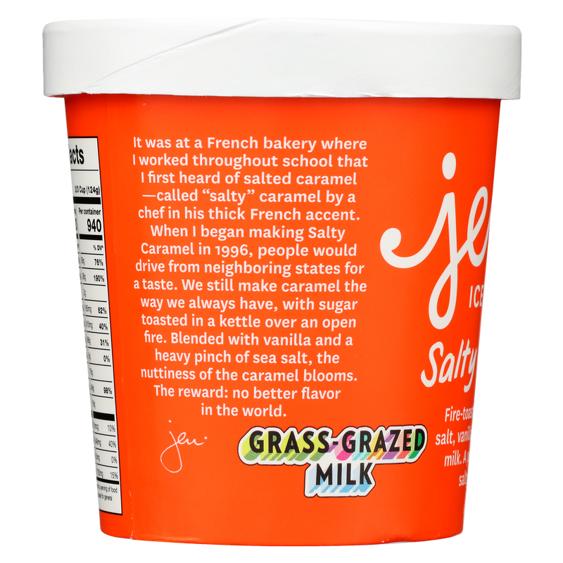 Jeni's Salty Caramel Ice Cream 16oz