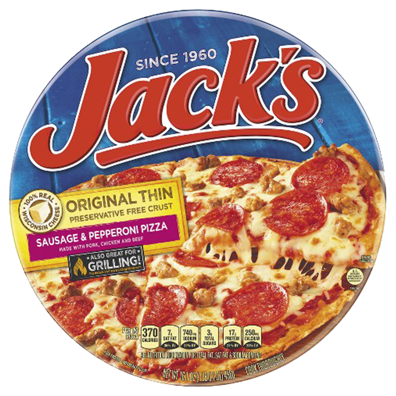 Jack's Sausage & Pepperoni Pizza 15oz