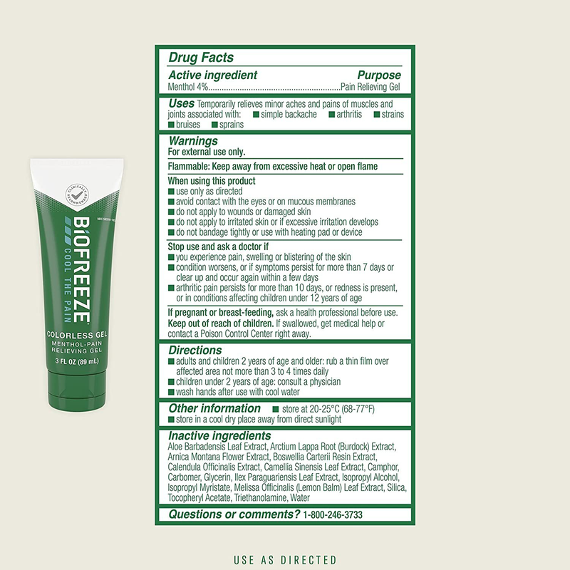 Biofreeze Pain Relieving Gel 3oz - Biofreeze – BevMo!