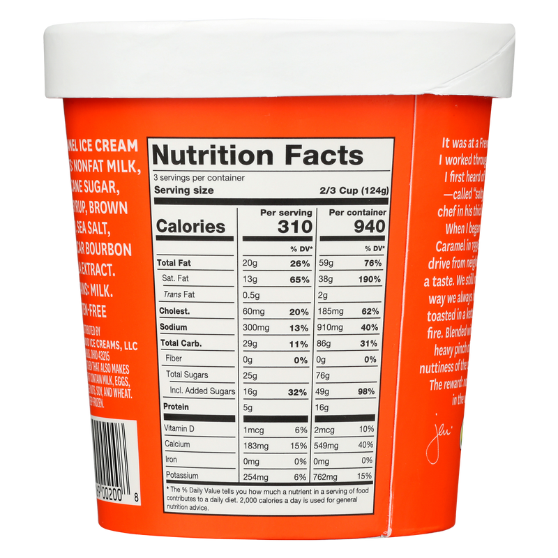 Jeni's Salty Caramel Ice Cream 16oz