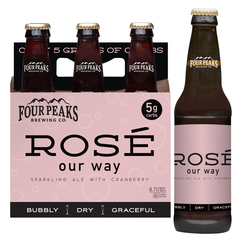 Four Peaks Rose Sparkling Ale 6pk 12oz Btl 6.7% ABV