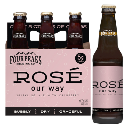 Four Peaks Rose Sparkling Ale 6pk 12oz Btl 6.7% ABV