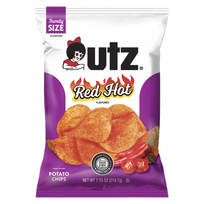 Utz Potato Chips Red Hot 7.75 oz