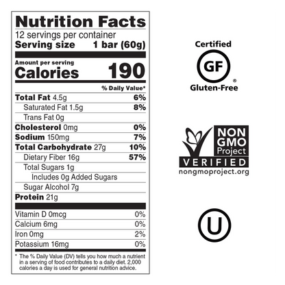 No Cow Birthday Cake Protein Bar 2.12oz