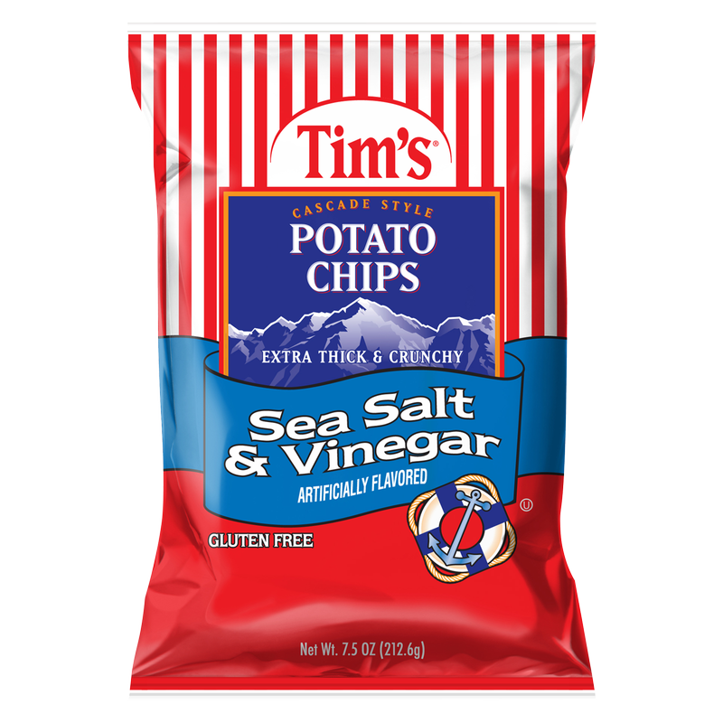 Tim's Cascade Potato Chips Salt & Vinegar 7.5oz