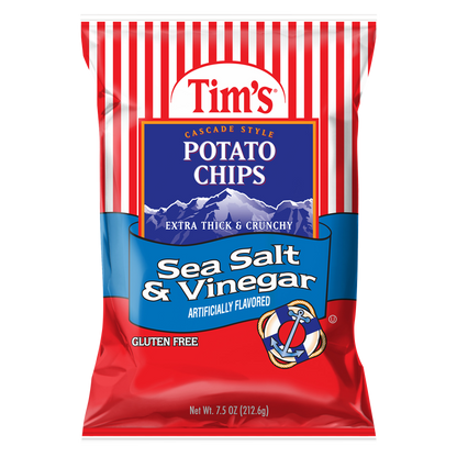 Tim's Cascade Potato Chips Salt & Vinegar 7.5oz