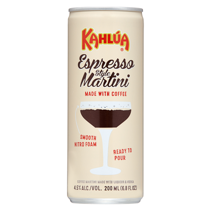 Kahlua Espresso Martini 4pk 200ml Cans 4.5% ABV